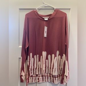 NWT Keren Hart long sleeve shirt size large.